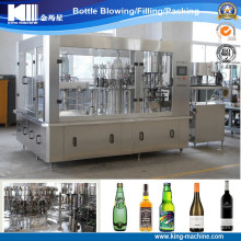 Boisson alcoolisée / bouteille en verre Liquid Washing, Filling, Capping Machine